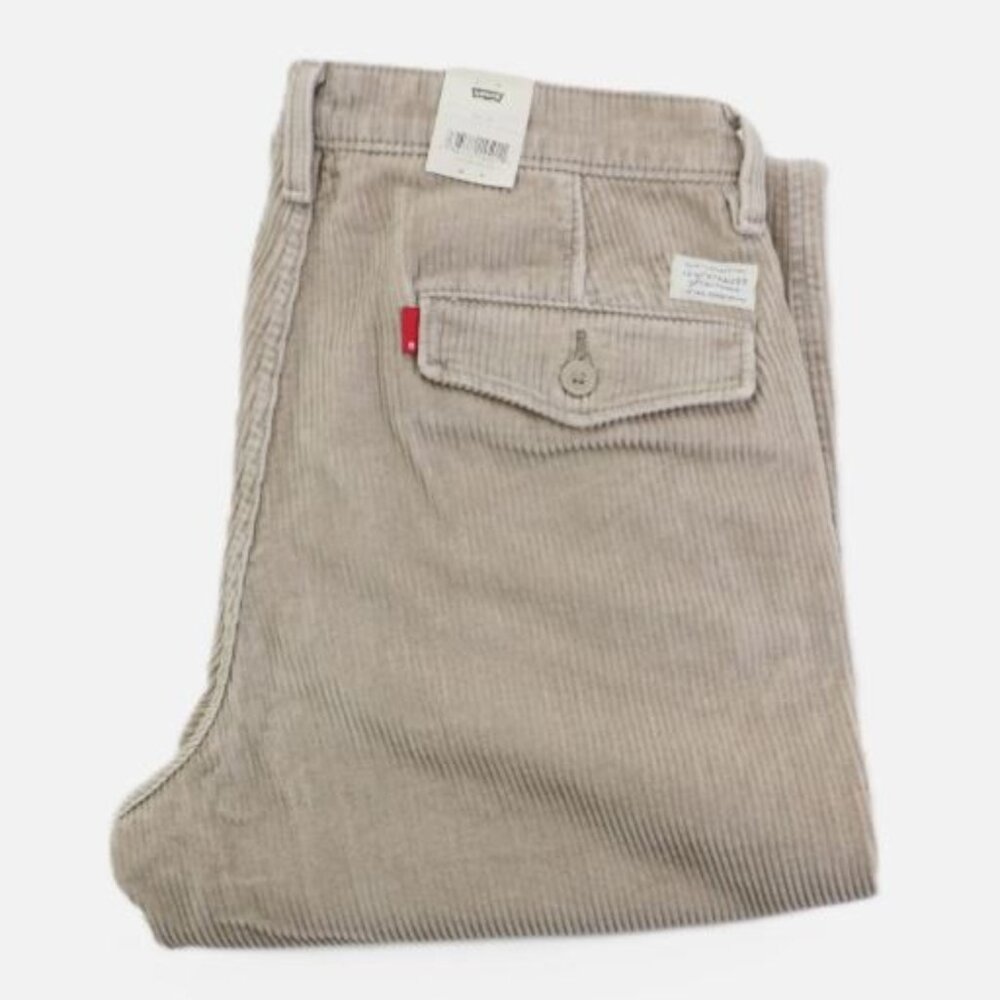 Levi's W33 L32 Premium XX Chino Authentic Straight Fit Corduroy Men's Pants New
